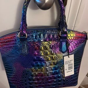 Brahmin Spotlight Melbourne Chromatic Medium Duxbury Satchel-BNWT